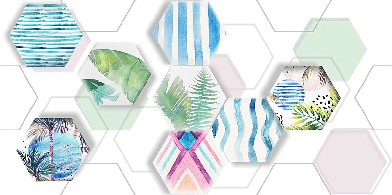 Керамическая плитка NewTrend Bounty Tropics WT9BOU55 24.9x50 - фото 1