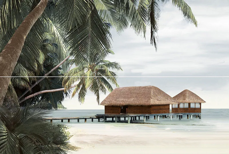 Панно Alma Ceramica Айленд PWA11ALD4 разноцветный 40x60 - фото 1