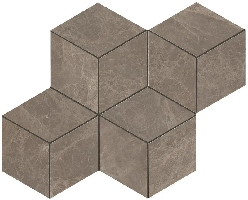 Мозаика Atlas Concorde Italy Marvel Edge Gris Supreme Mosaico Esagono 30x35 AEPK - фото 1