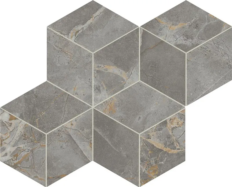 Мозаика Atlas Concorde Italy Marvel X Fior di Bosco Esagono Silk 30x35 AF8P - фото 1