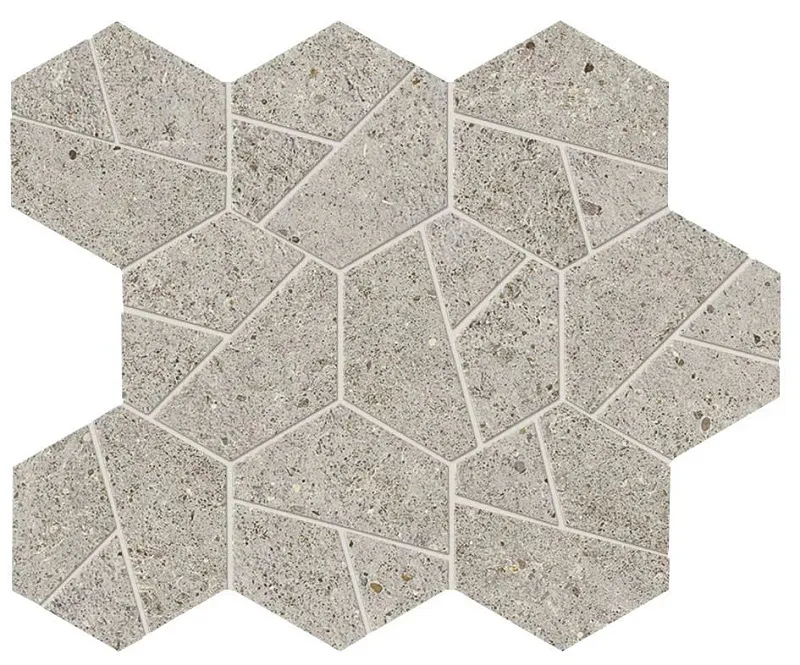 Мозаика Atlas Concorde Italy Boost Stone Pearl Mosaico Hex 25x28.5 A7CY - фото 1