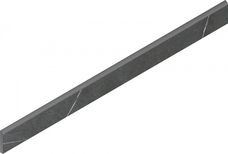 Плинтус Италон Metropolis Imperial Black 7,2x80 - фото 1