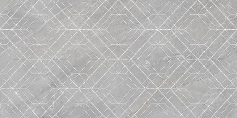 Декор NewTrend Лимс Дарк Ромб DW36LMM25 серый 30x60 - фото 1