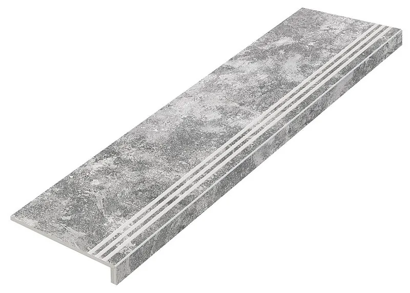 Ступень Марта Серый 32x120 MR - фото 1