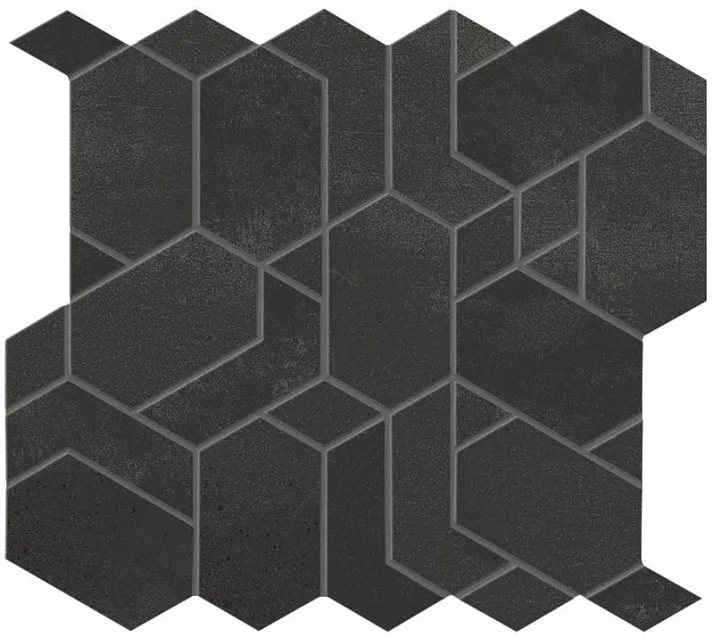 Мозаика Atlas Concorde Italy Boost Tarmac Mosaico Shapes 31x33.5 AN67 - фото 1