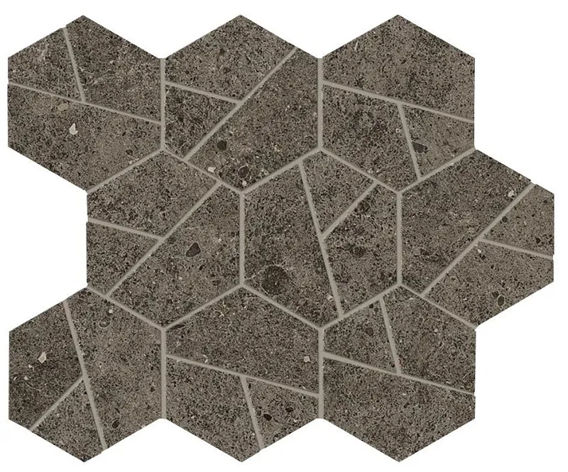 Мозаика Atlas Concorde Italy Boost Stone Tobacco Mosaico Hex 25x28.5 A7C1 - фото 1