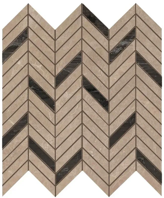 Мозаика Atlas Concorde Italy Marvel Edge Elegant Sable Mosaico Twill 30x31 AEPO - фото 1