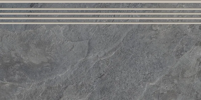 Ступень Керранова Krater Dark Grey K-2212/SR/st01/300x600x9 серый - фото 1
