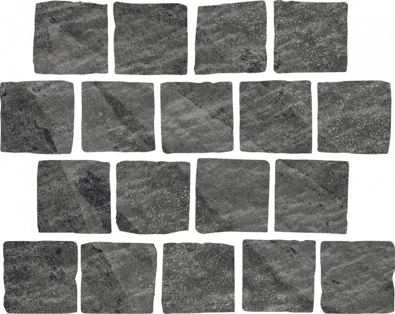 Декор Италон Materia X2 Titanio X2 Blocks 26,3x33 - фото 1