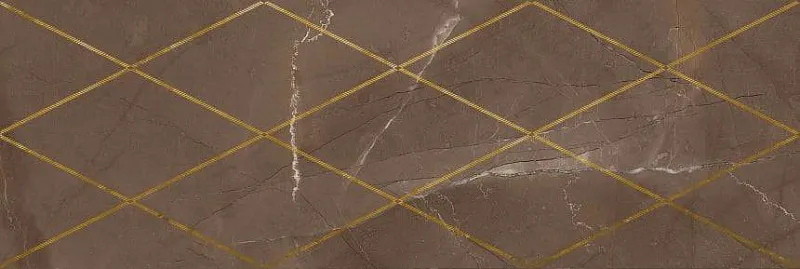 Декор Ласселсбергер Миланезе Дизайн римский марроне 20x60 - фото 1
