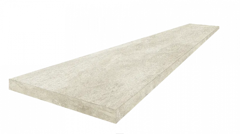 Ступень ColiseumGres Крета Уайт угловая левая 620070002585 белый 33x60 - фото 1