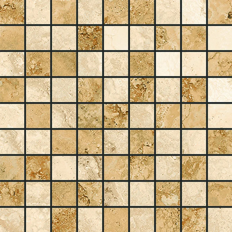 Мозаика Kerranova Shakespeare Mix Beige-Brown 30x30 K-4002(4003)/SR/m01/300x300x10 - фото 1