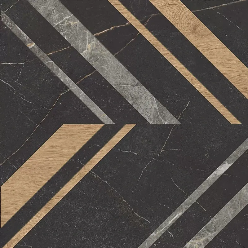 Керамогранит Estima Improve IM03 60x60 черный - фото 1