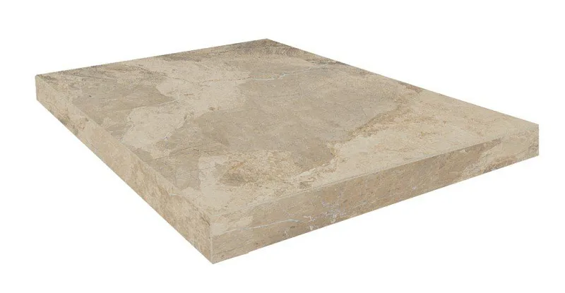 Ступень угловая правая Coliseumgres Verona Beige 33x45 - фото 1