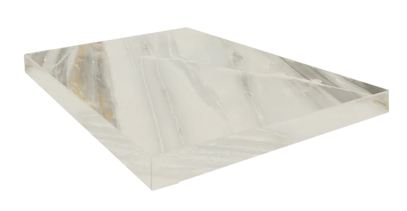 Ступень угловая правая Coliseumgres Firenze Bianco 33x90 - фото 1