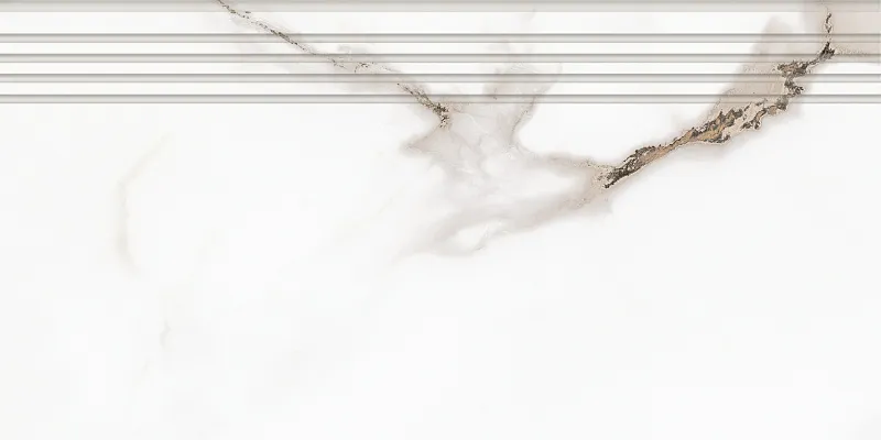 Ступень Керранова Iceberg Сappuccino K-2001/MR/st01/300x600x9 белый - фото 1