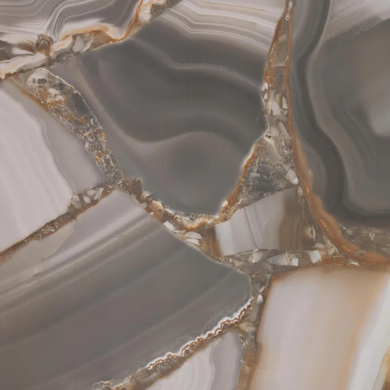 Керамогранит Atlas Concorde Italy Marvel Edge Agata Azul Polished 75x75 AAI0 - фото 1