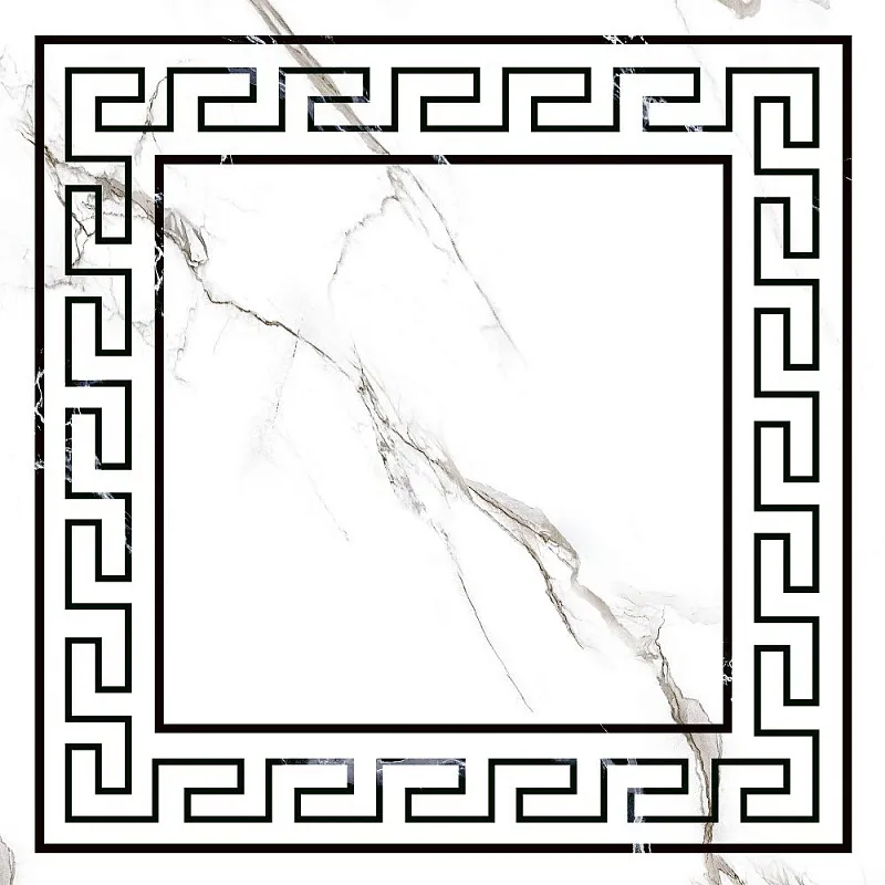 Декор Grasaro Classic Marble White 40x40 G-270/G/d01/400x400x9 - фото 1