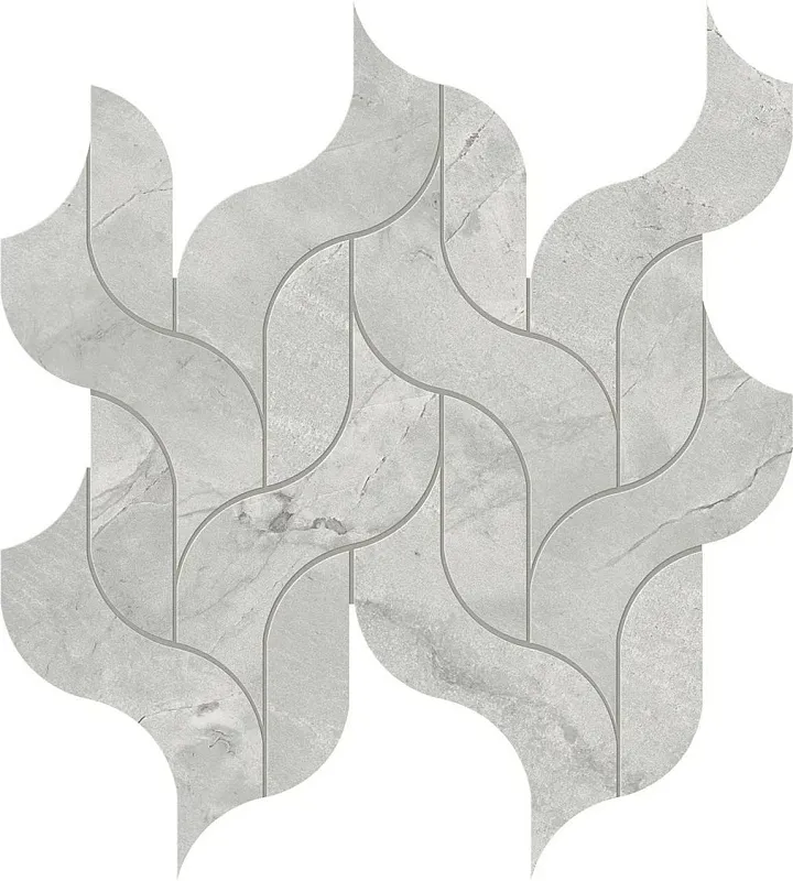 Мозаика Atlas Concorde Italy Marvel X Grey Cloud Waterfall Polished 30.5x27.7 AF8U - фото 1