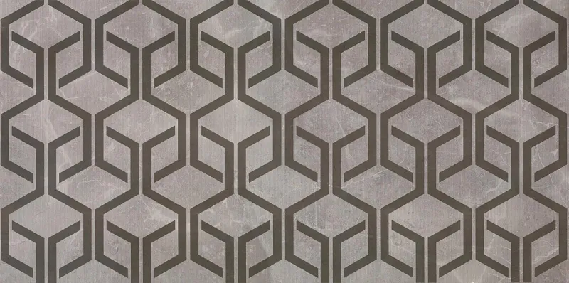 Декор Atlas Concorde Italy Marvel Pro Grey Fleury Hexagon 40x80 8MHG - фото 1