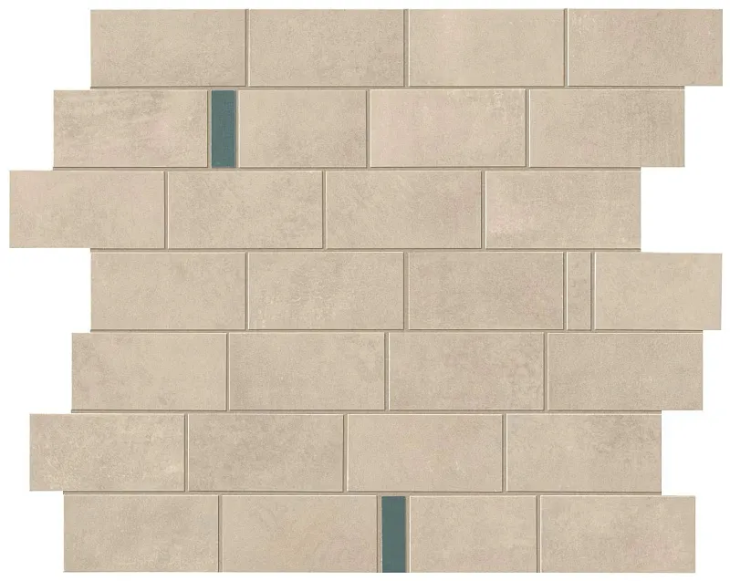 Мозаика Atlas Concorde Italy Boost Pro Cream Minibrick 29.7x33.3 9BMV - фото 1