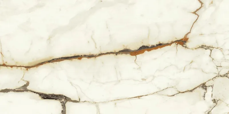 Керамогранит Atlas Concorde Italy Marvel Shine Calacatta Imperiale Polished 37.5x75 A4RN - фото 1