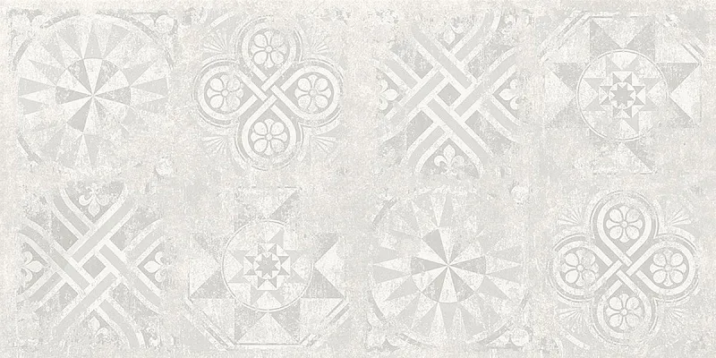 Керамогранит Идальго Cement White SR 60x120 белый - фото 1