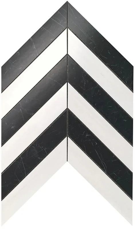 Мозаика Atlas Concorde Italy Marvel Stone Chevron Warm Wall 25x30.5 9SCW - фото 1
