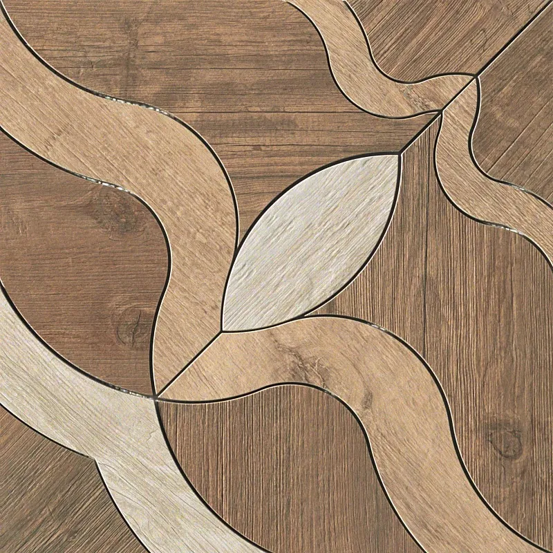 Декор Atlas Concorde Italy Axi Brown Chestnut Rosone Mini 45x45 ANIT - фото 1