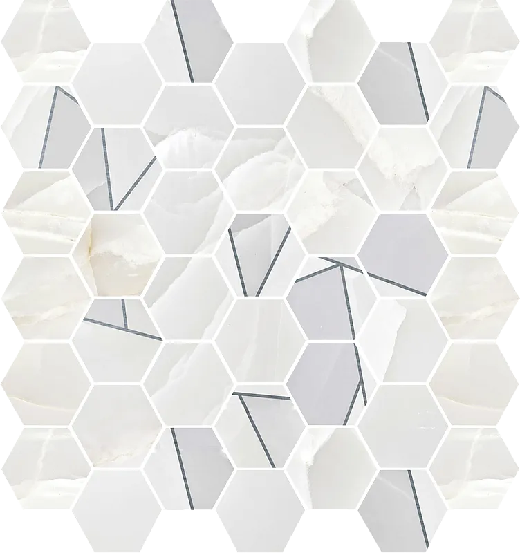 Мозаика Delacora Onyx Titan Mosaic DW7ONX25 29.7x31.6 - фото 1