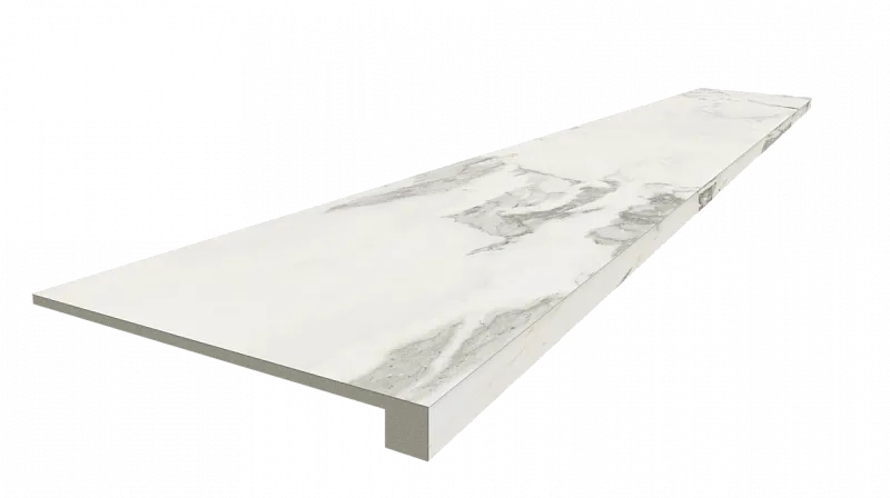 Ступень ColiseumGres Микеланджело Колд фронтальная 620070002489 серый 33x120 - фото 1