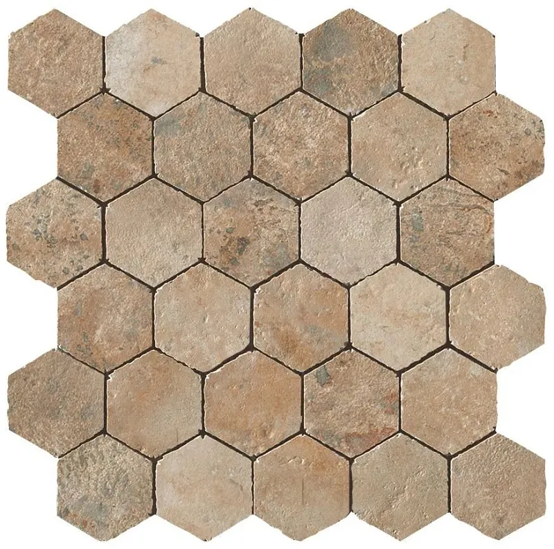 Декор Atlas Concorde Italy Aix Beige Tumbled Honeycomb 30x31 A0UB - фото 1