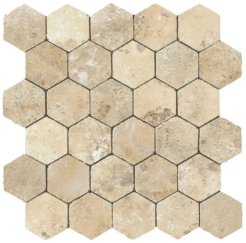 Декор Atlas Concorde Italy Aix Blanc Tumbled Honeycomb 30x31 A0UA - фото 1