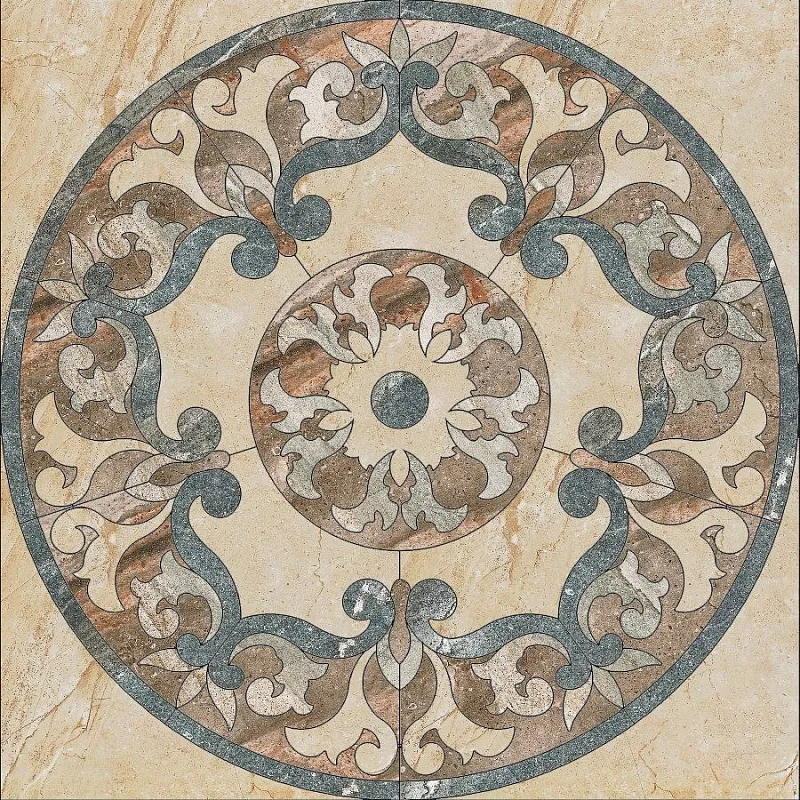 Декор Kerranova Genesis Beige 120x120 K-101/SR/d01-cut/1200x1200x10 - фото 1