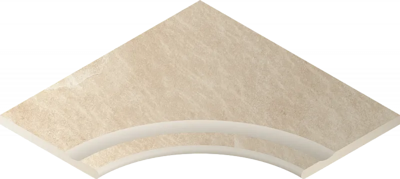 Бортик с выемкой закругленный Италон Materia X2 Magnesio 60x60 - фото 1