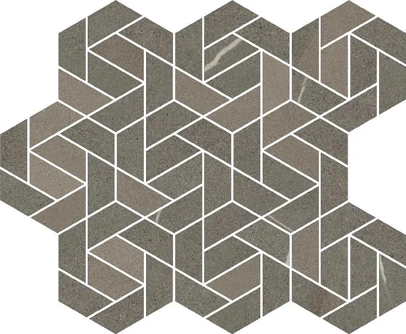 Мозаика Италон Metropolis Arcadia Brown Icon 28,6x34,7 - фото 1