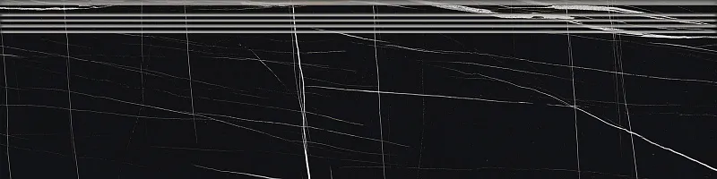 Ступень Керранова Marble Trend Nero Dorato K-1004/MR/st01/300x1200x10 черный - фото 1