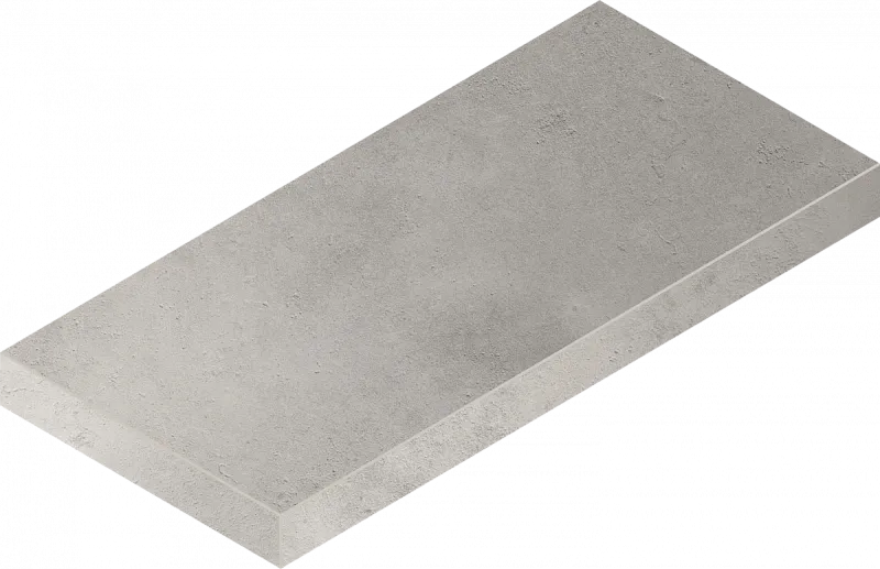 Ступень угловая левая Италон Millennium X2 Silver X2 33x60 - фото 1