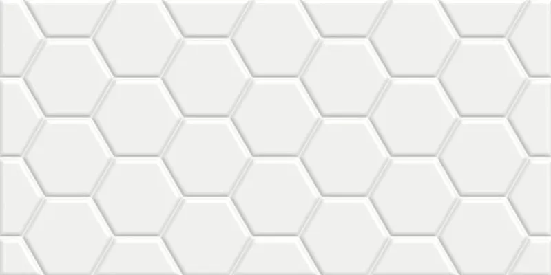 Керамическая плитка NewTrend Эдельвейс Гексагон Уайт WT36EDW15 белый 30x60 - фото 1