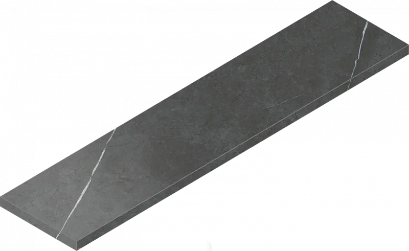 Ступень угловая левая Италон Metropolis Imperial Black 33x120 - фото 1