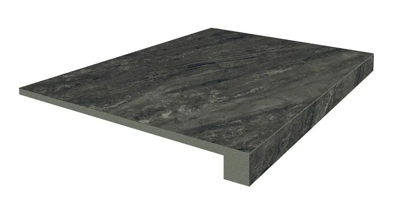 Ступень фронтальная Coliseumgres Firenze Nero 33x45 - фото 1