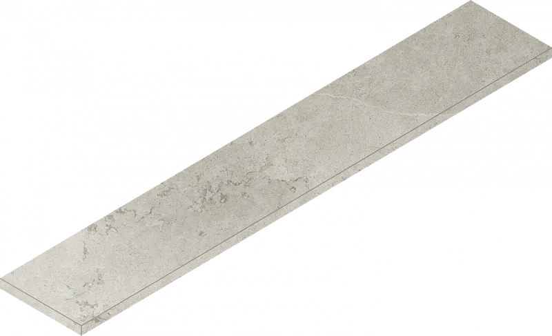 Ступень угловая левая Италон Metropolis Absolut Silver 33x160 - фото 1