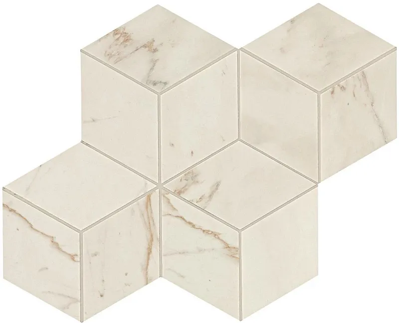 Мозаика Atlas Concorde Italy Marvel Pro Cremo Delicato Mosaico Esagono Lappato30x35 ADVM - фото 1
