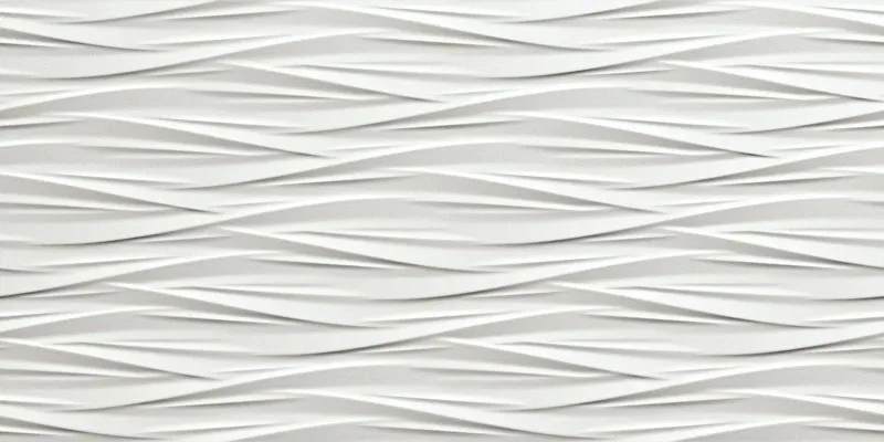 Керамическая плитка Atlas Concorde Italy 3D Wall Design White Wind Matte 40x80 8DMW - фото 1