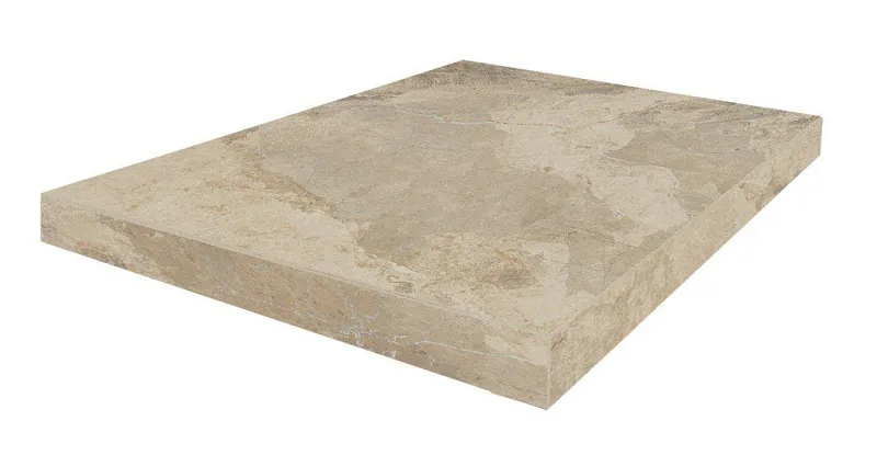 Ступень угловая левая Coliseumgres Verona Beige 33x45 - фото 1