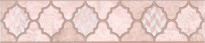 Kerama Marazzi Бордюр Фоскари розовый