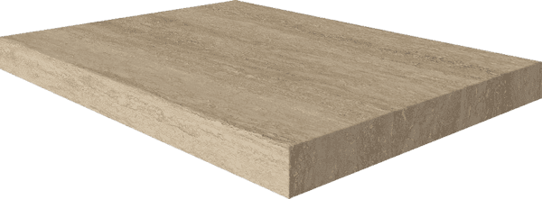 Italon Travertino Floor Project Romano Scalino Angolare Destro