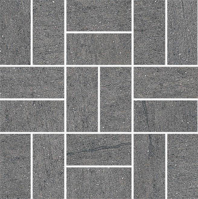 Kerama Marazzi Декор Ньюкасл серый темный мозаичный