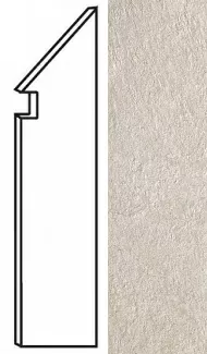 Ступень правая Atlas Concorde Italy Brave Gypsum Battiscopa Sag. Dx A1JK 7.2x30 - фото 1