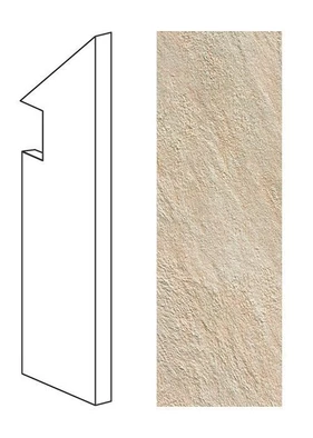 Ступень правая Atlas Concorde Italy Trust Ivory Battiscopa Sag.Dx AEAL 7.5x30 - фото 1